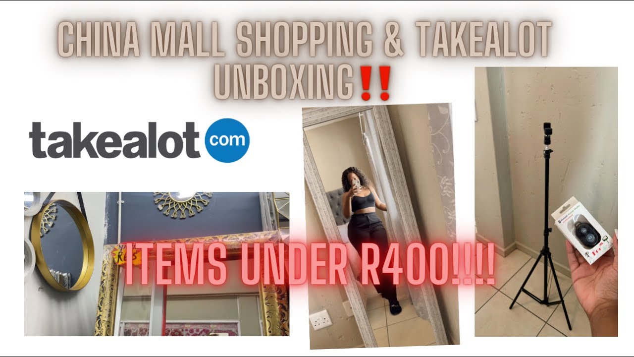 Vlog / China Mall Shopping / Items under R400 / Cheap Home Decor / South African YouTuber