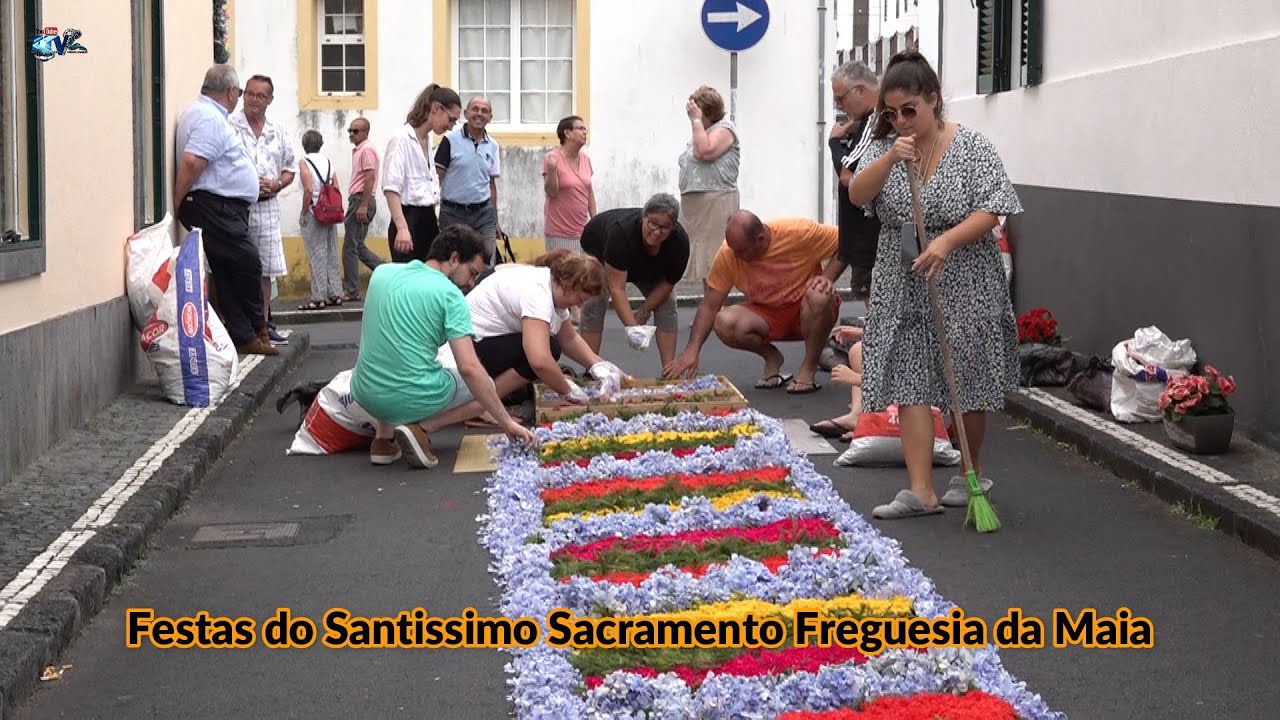 Festas do Santissimo Sacramento da Freguesia da  Maia Concelho Ribeira Grande  Ilha de São Miguel