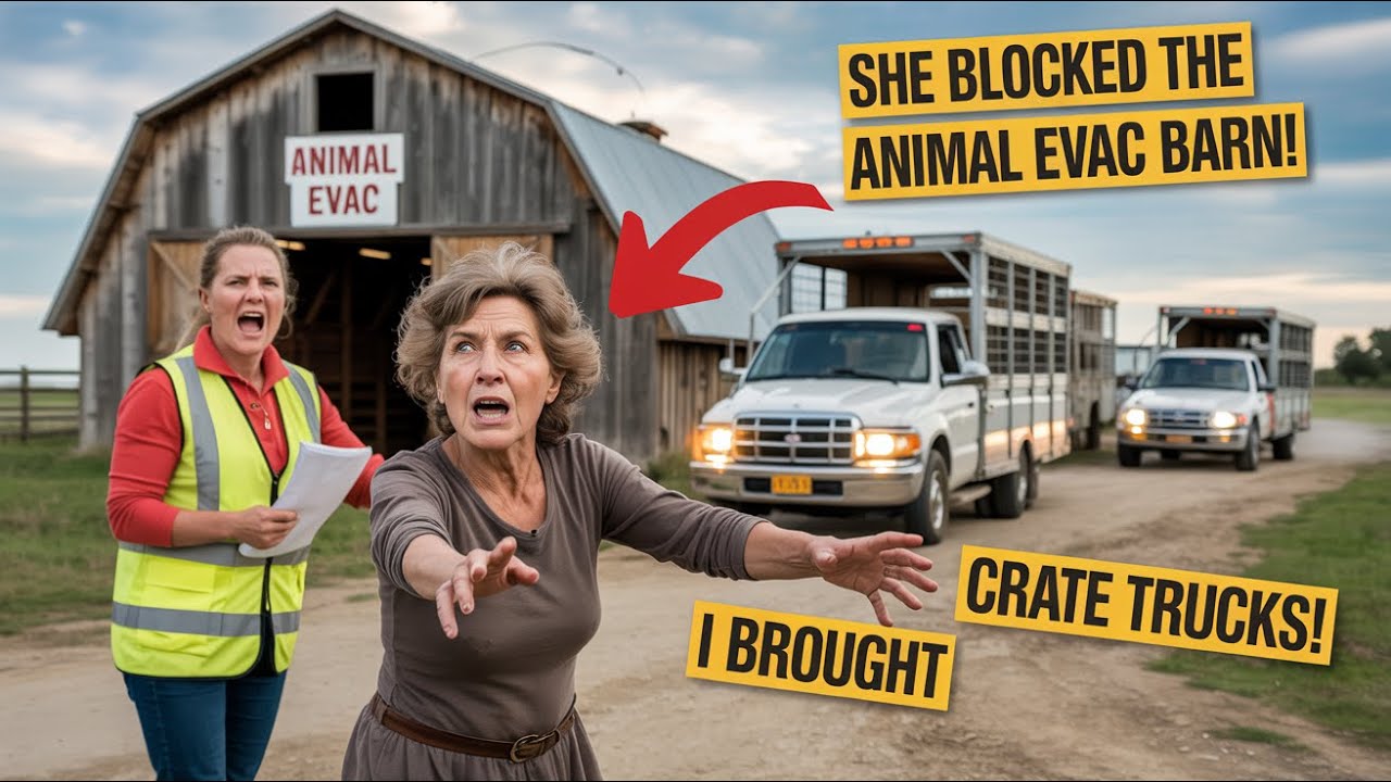 HOA Karen Blocked the Animal Evac Barn, 3 Minutes Later I Showed Up With Crate Trucks