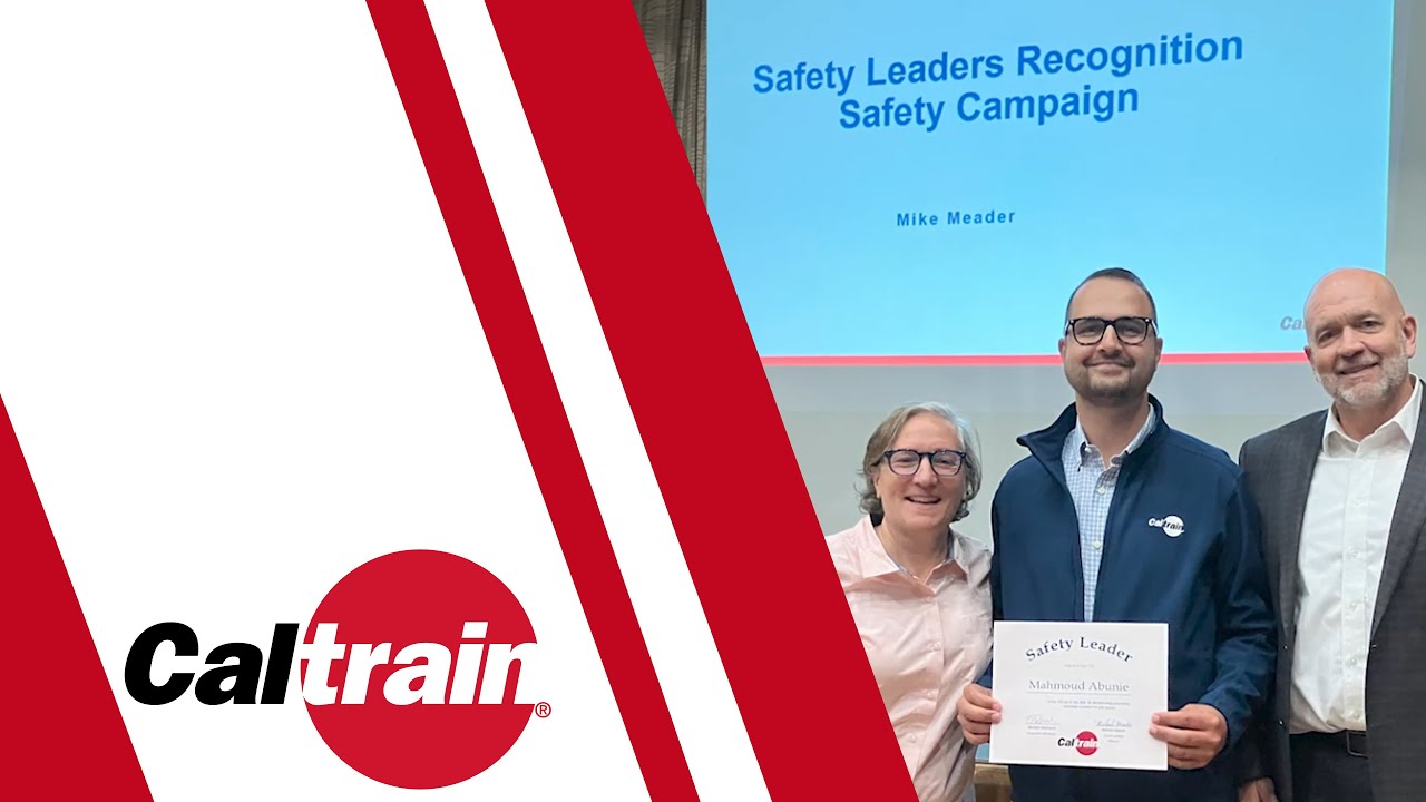 Caltrain Wins 2025 APTA Rail Safety Gold Award
