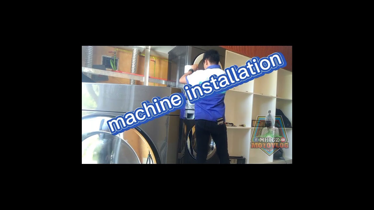 Machine installation LG Laundry Express clean D,C. Technician #everyone #followers#highlight @topfun