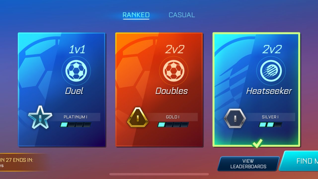 Playing Heatseeker in RL Sideswipe