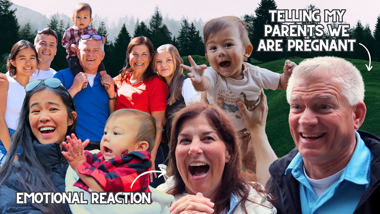 TELLING MY PARENTS WE&rsquo;RE PREGNANT! 38th GRANDCHILD! *EMOTIONAL REACTION*