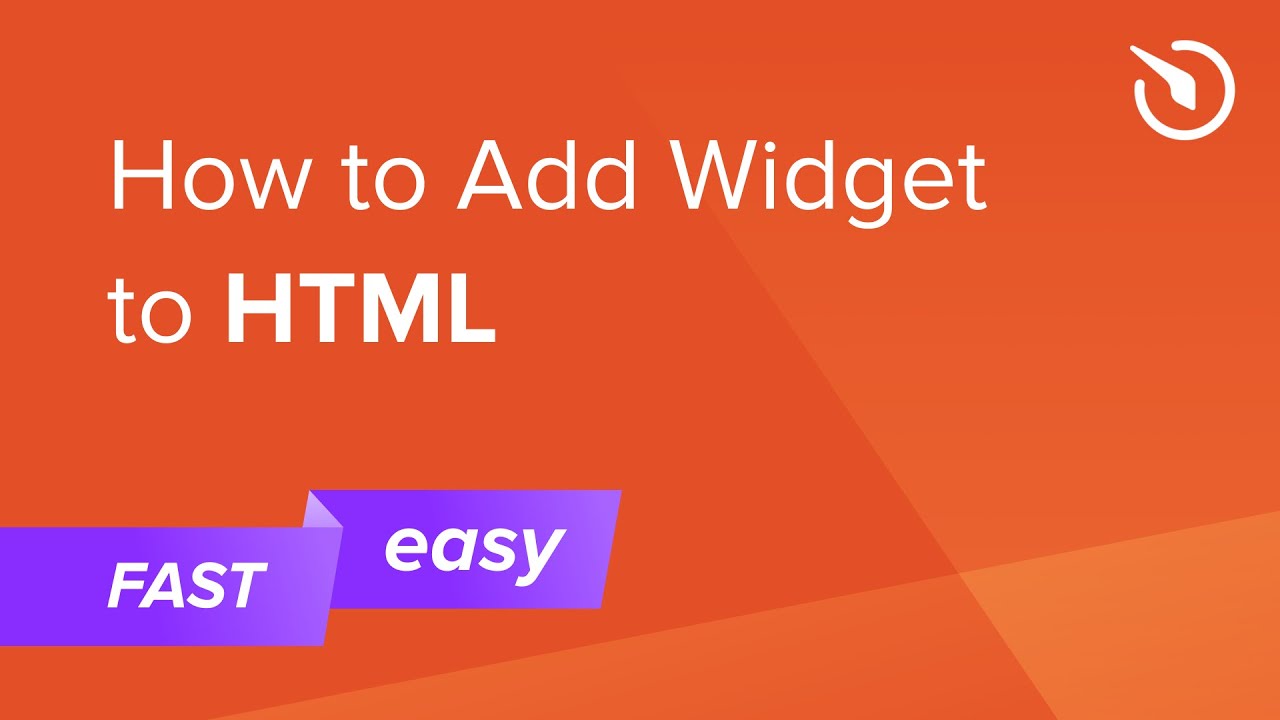 Как добавить виджет в HTML-код (бесплатно и просто)