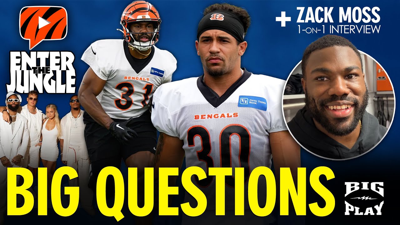 The State of Bengals RB room? Zack Moss Interview, Joe Burrow Parties in Hamptons | Enter the Jungle