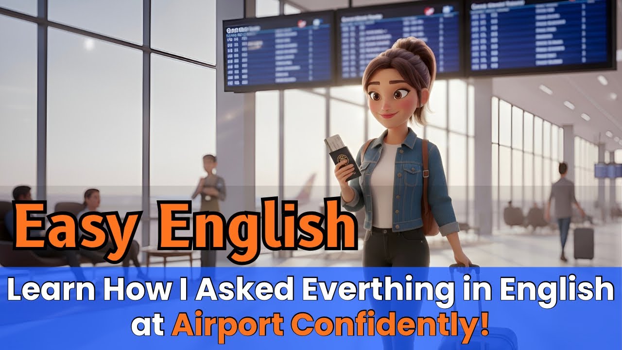 Learn Airport English | Step-by-Step Guide to Speak Real Airport English Easily | Access VIP lounge 