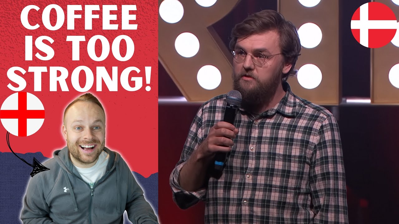 Englishman Reacts to... Danish Stand-up Jonas Mogensen - Coffee is too Strong!