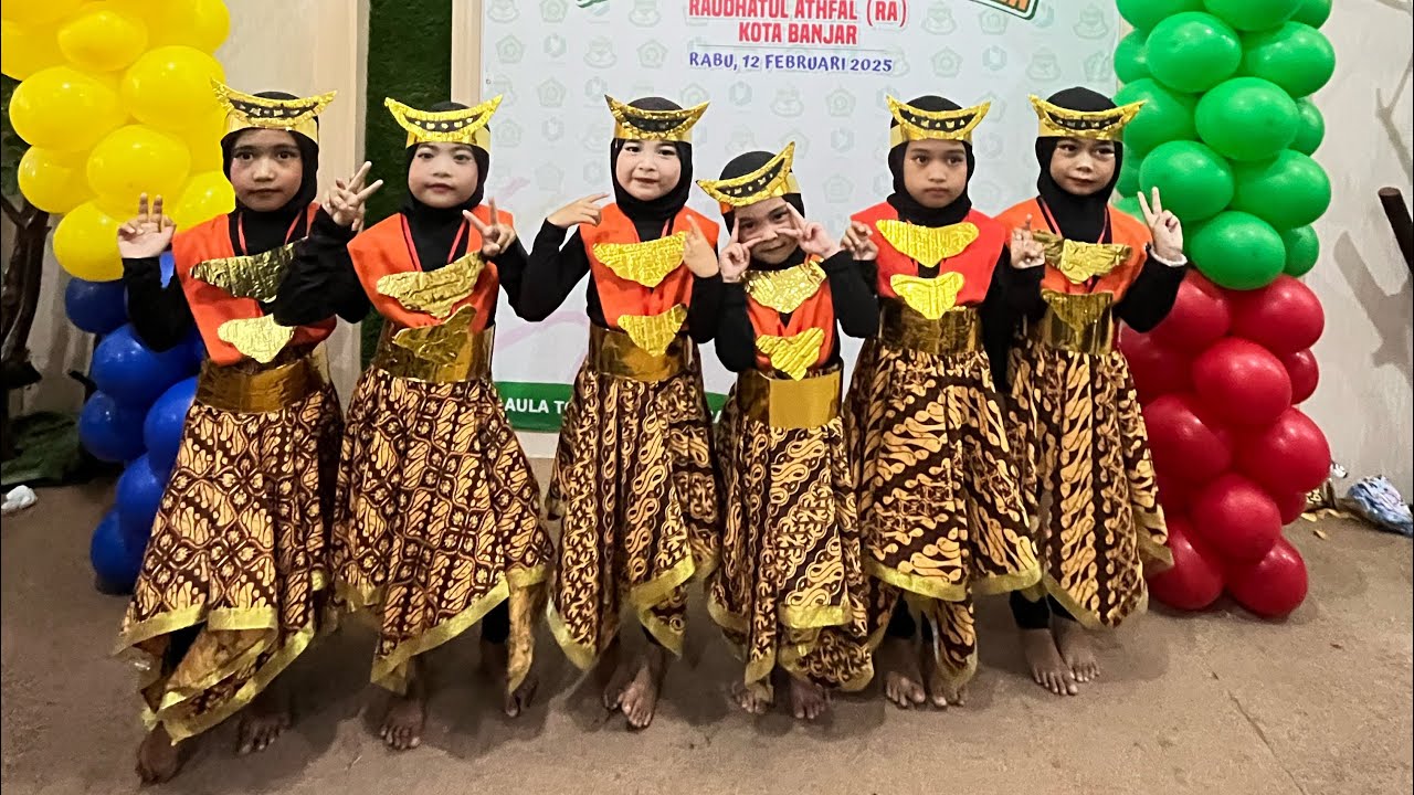 TARI KREASI ANAK KAMBING SAYA/CACA MARICA LOMBA TARI ANAK RA SEKOTA BANJAR | ACARA FATRIA