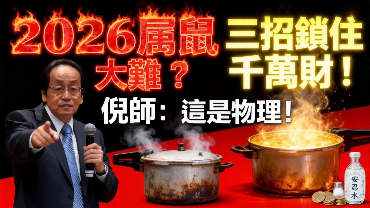 倪師警告：2026 丙午年「大凶火」將至！屬鼠的人家裡若還有這三樣東西，就是在慢性自殺、自斷財路！