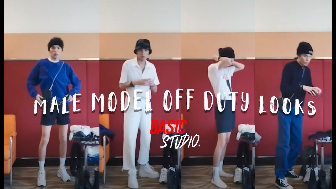 6 Male Model Off-duty looks | Cool kids on the block | Basic Studio