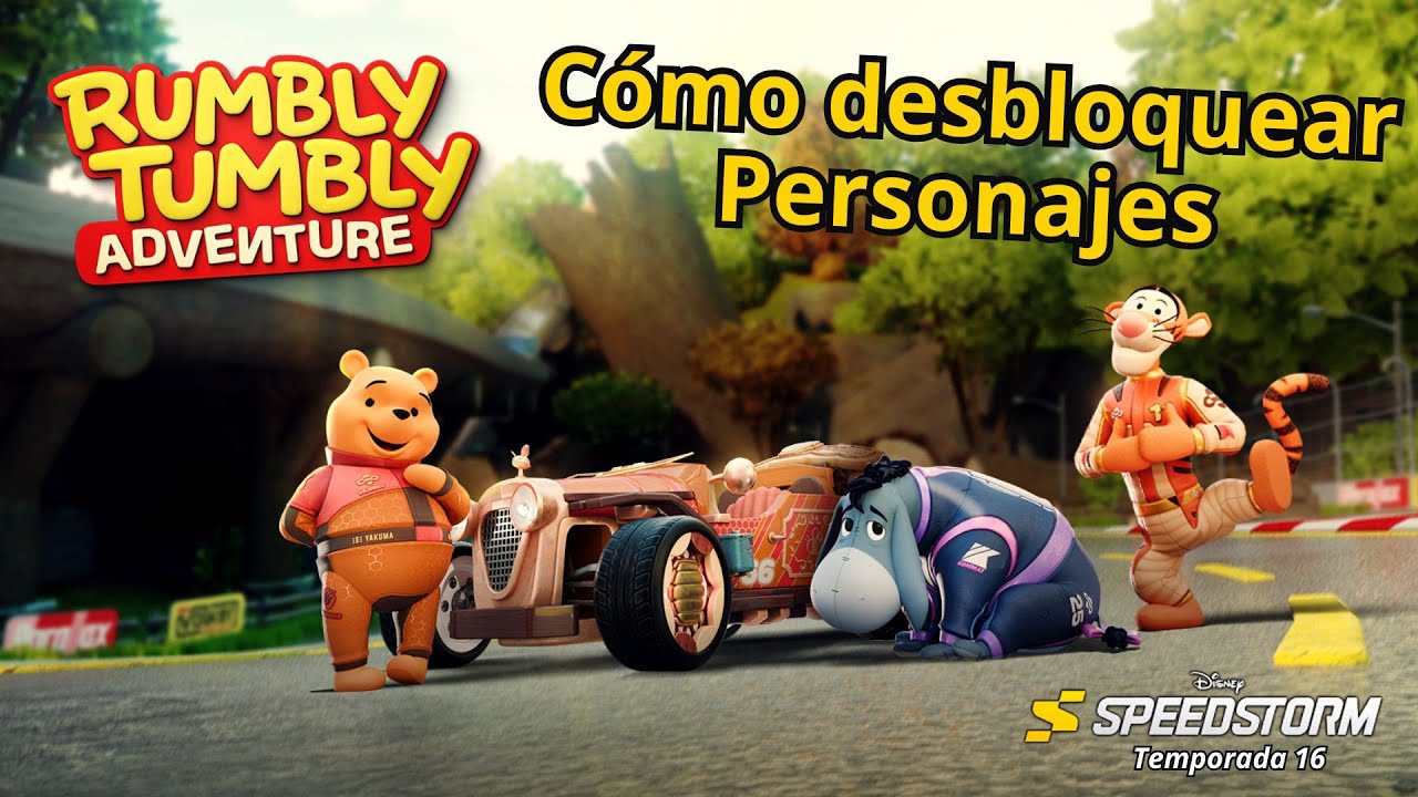 &iexcl;NUEVA TEMPORADA de Winnie Pooh! 🚗  C&oacute;mo DESBLOQUEAR ✨ Disney Speedstorm