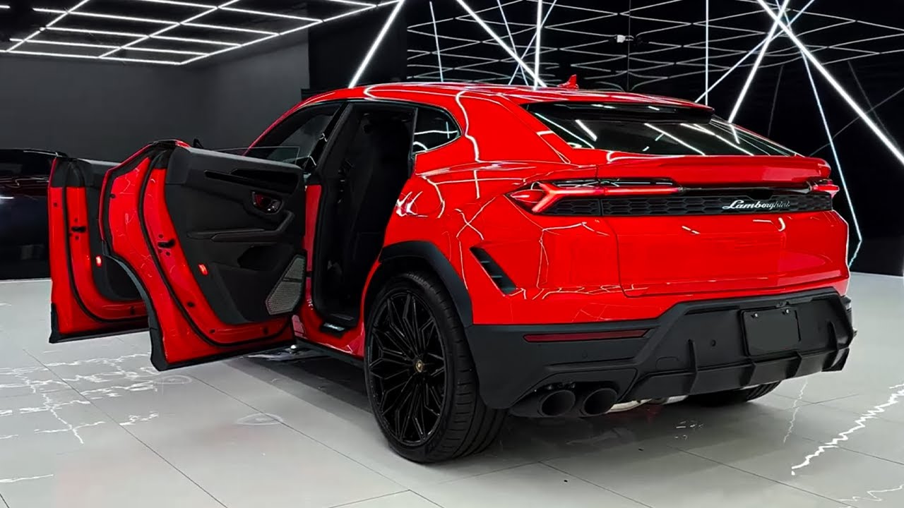 New Cars 2025 Lamborghini Urus Se Red Colour | Interior And Exterior SUV Detail
