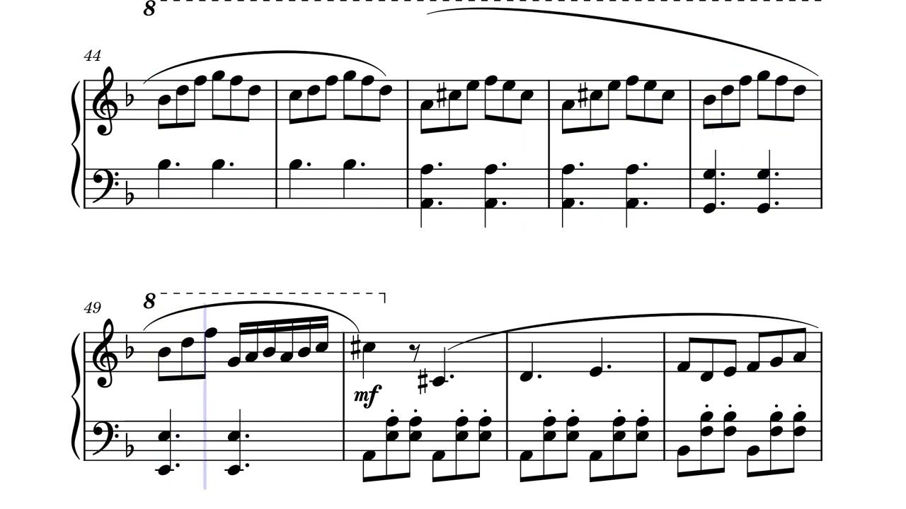 [Enstars!! Simplified Piano Arrangement] Le temps des fleurs (Game Size) - Valkyrie
