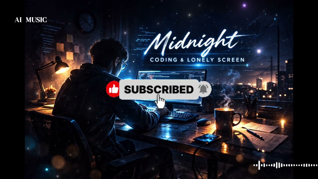 새벽의 모니터 불빛 | 밤을 지키는 사람들의 노래 | Midnight Coding & Lonely Screen