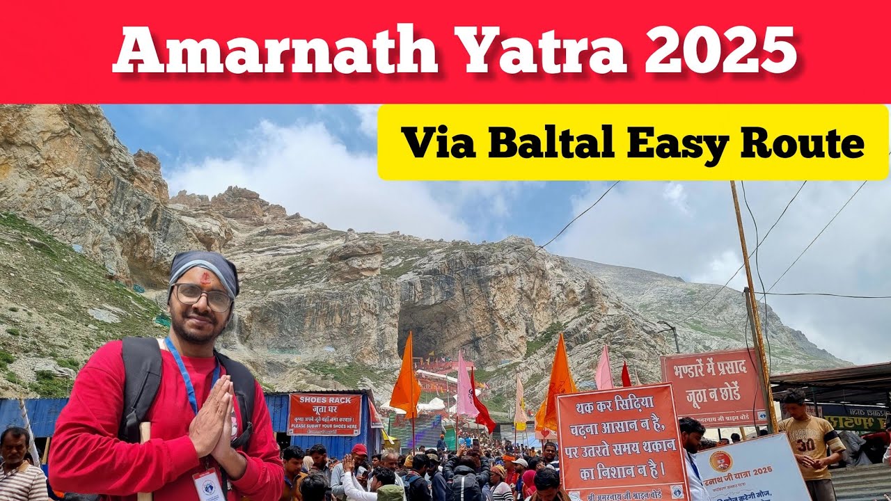 Amarnath Yatra via Baltal Route & Srinagar Pantha Chowk Base Camp Complete guide