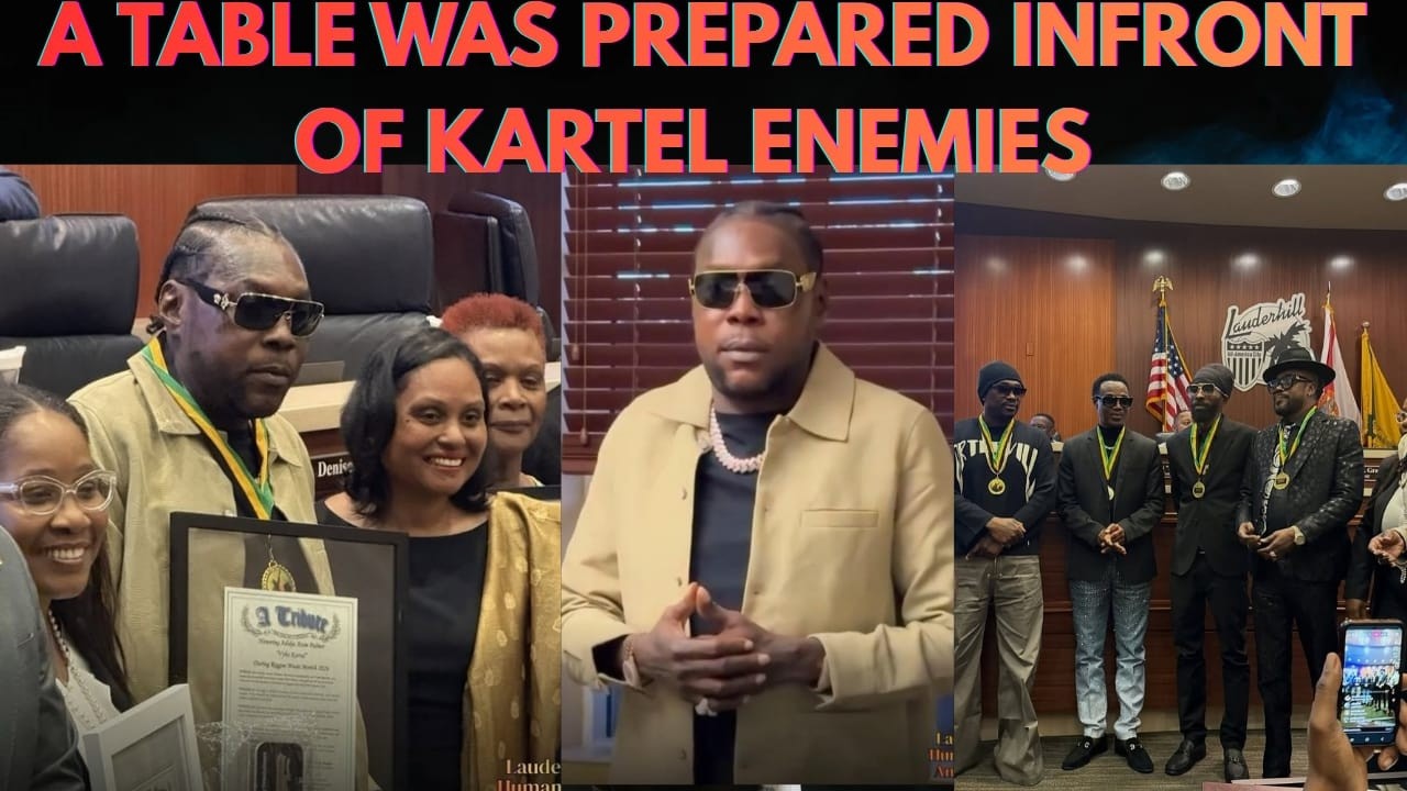 VYBZ KARTEL HONORED TODAY IN FRONT OF HIS ENEMIES.