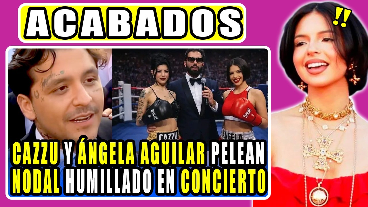 NODAL HUMILLADO EN SHOW LE GRITAN NOMBRE DE SU EX Y CAZZU PELEA CONTRA ÁNGELA AGUILAR POR LEY CAZZU