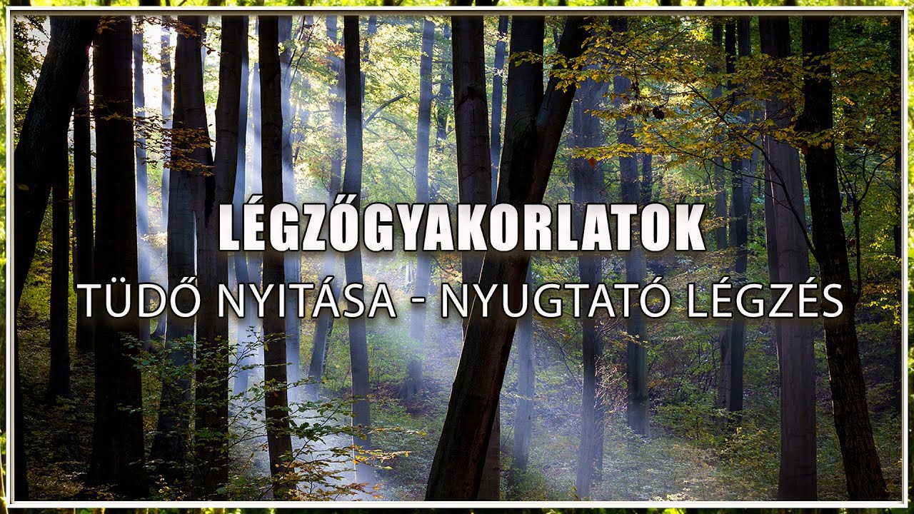NYUGTATÓ LÉGZÉS és a tüdő megnyitása - Légzőgyakorlat kezdőknek - Nyugalom - Harmónia