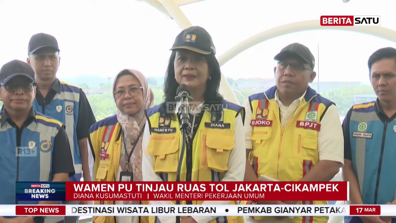 Tinjau Tol Cikampek Jelang Mudik, Wamen PU Temukan Lubang Kecil #beritasatu