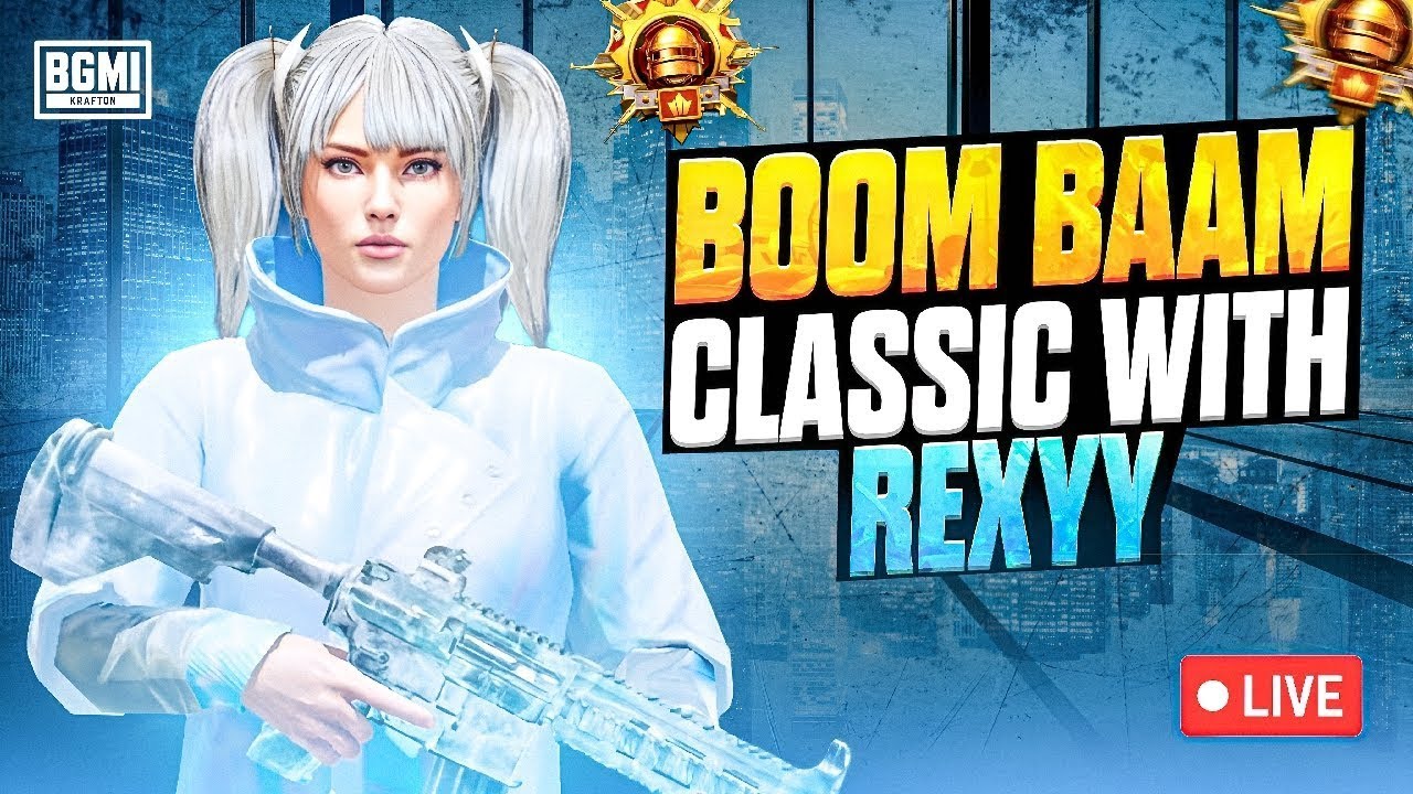 Classics And Scrims Live with REXYYJOD || BGMI LIVE || TEAM WHITE TIGERS ESPORTS ||