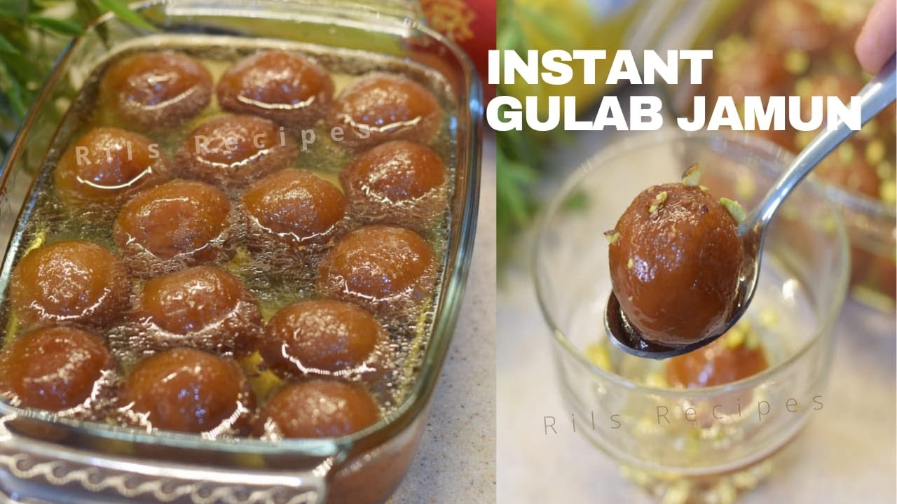 Eid special sweet recipes/ Instant Gulab jamun/Biscuit Jamun