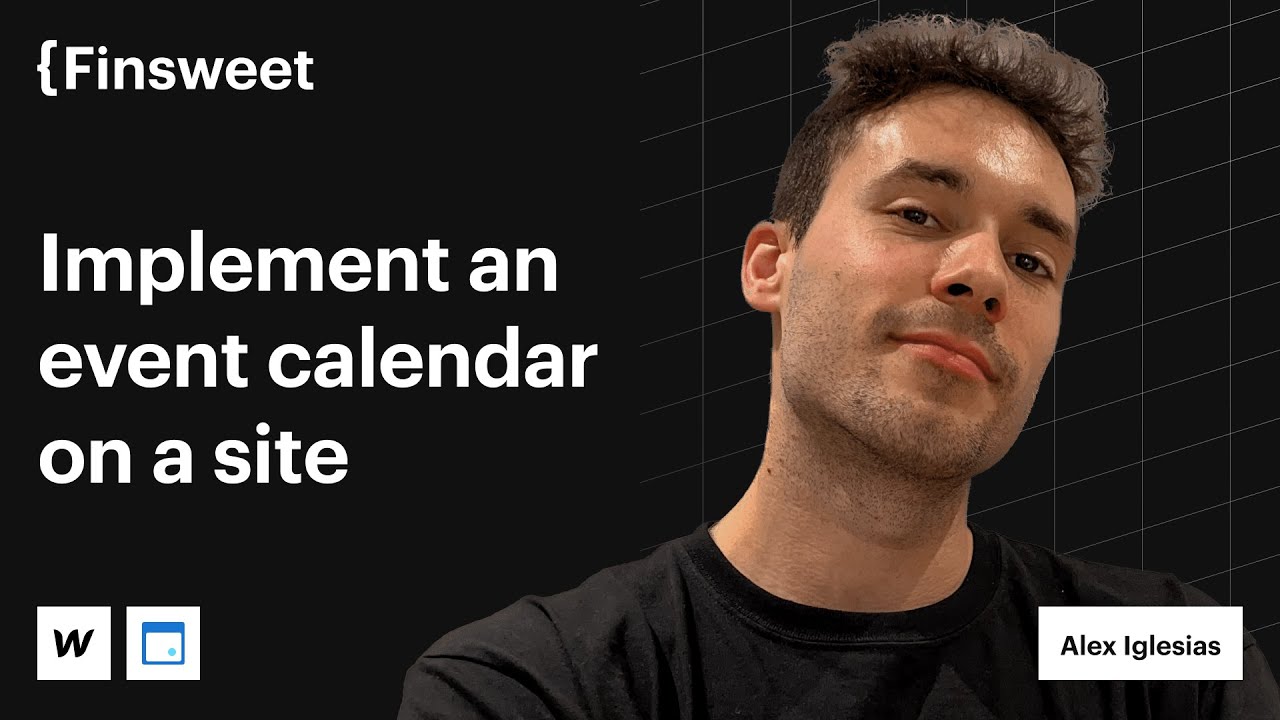 How to implement an events calendar in your Webflow site