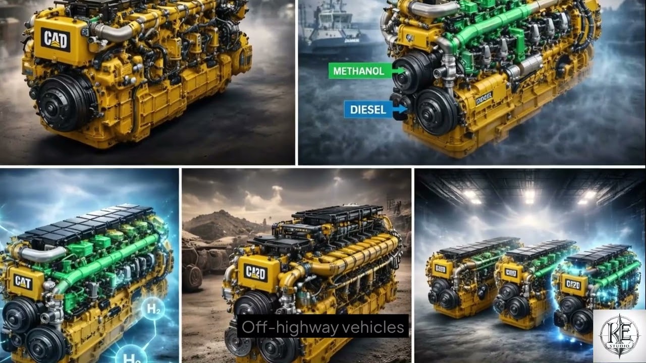 #Caterpillar #HydrogenHybrid #C13D #FutureEngines #DieselTechnology #HeavyMachinery #OffHighway