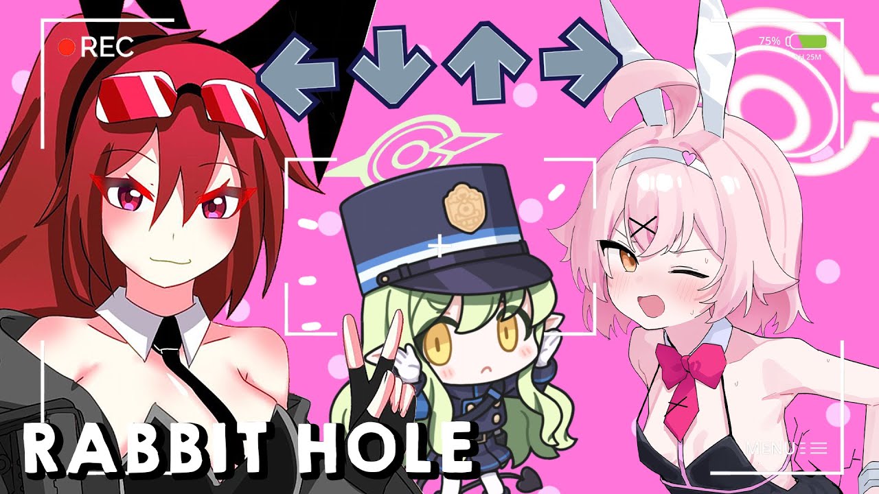 Rabbit Hole, But Tactie & Hoshino Sings it! [FNF x Blue Archive / ブルアカ x DECO*27 | ラビットホール Cover]