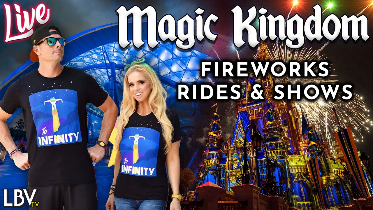 🔴LIVE: MAGIC KINGDOM AT NIGHT | WALT DISNEY WORLD | FIREWORKS, RIDES, MORE | Orlando, Florida | 2025