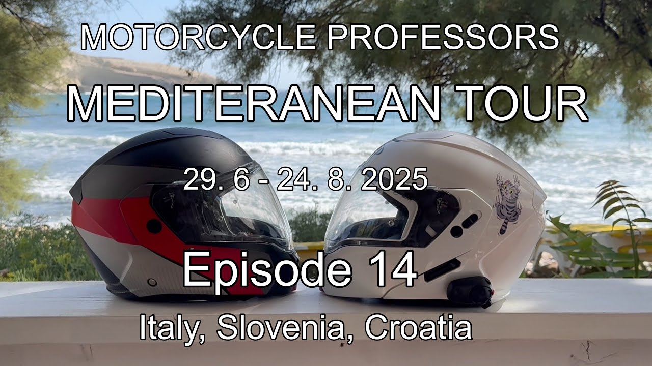Jadranska Magistrala 🇭🇷D8 road-The Great Mediterranean Tour  Motorcycle Professors  Episode 14  2025