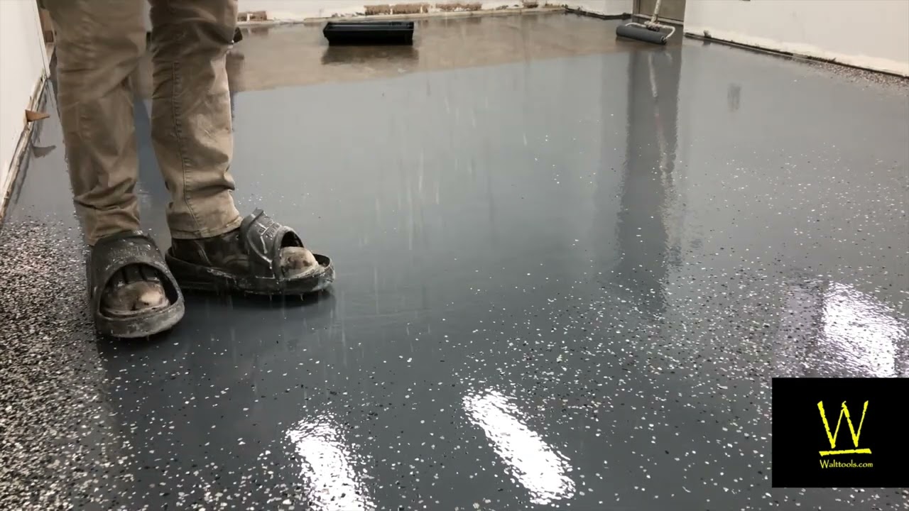 Epoxy Chip floor HOW TO Instructions
