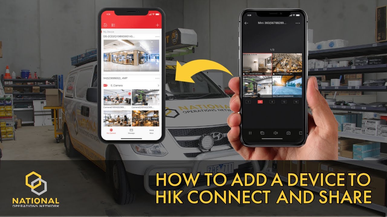 How to share Hik-Connect CCTV