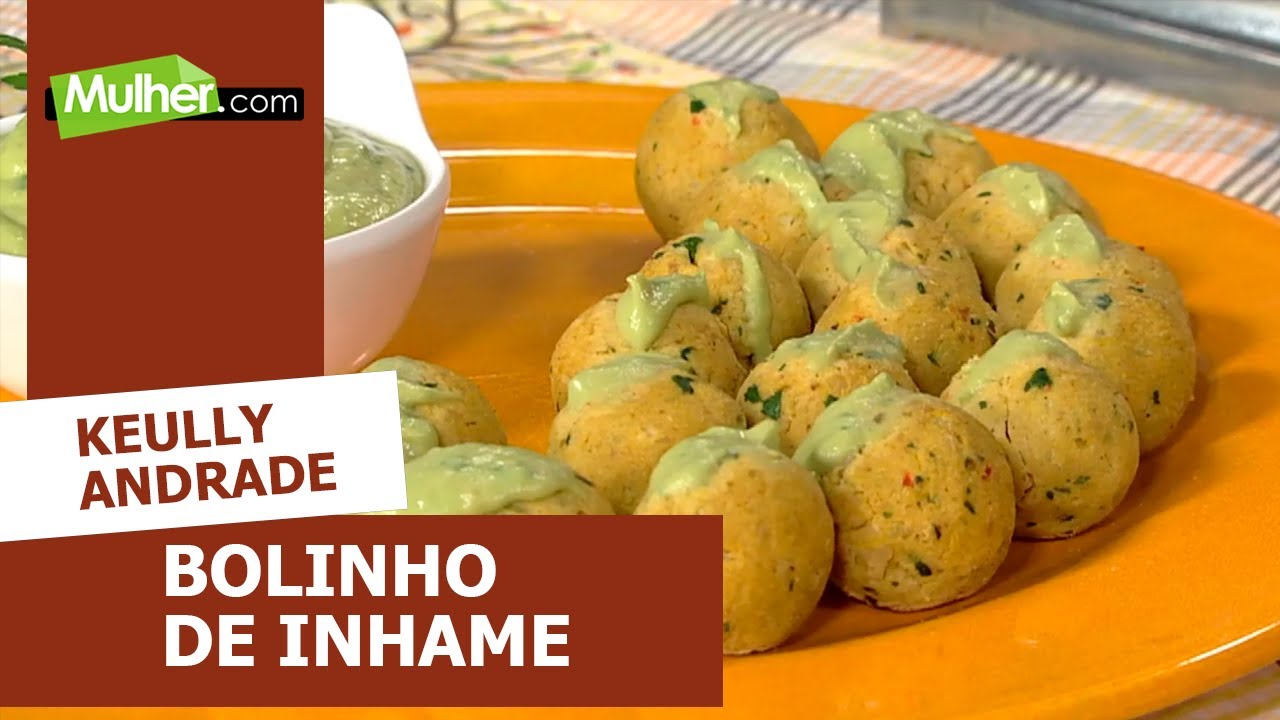 Bolinho de Inhame - Nutrichef Keully Andrade - 06/07/2020
