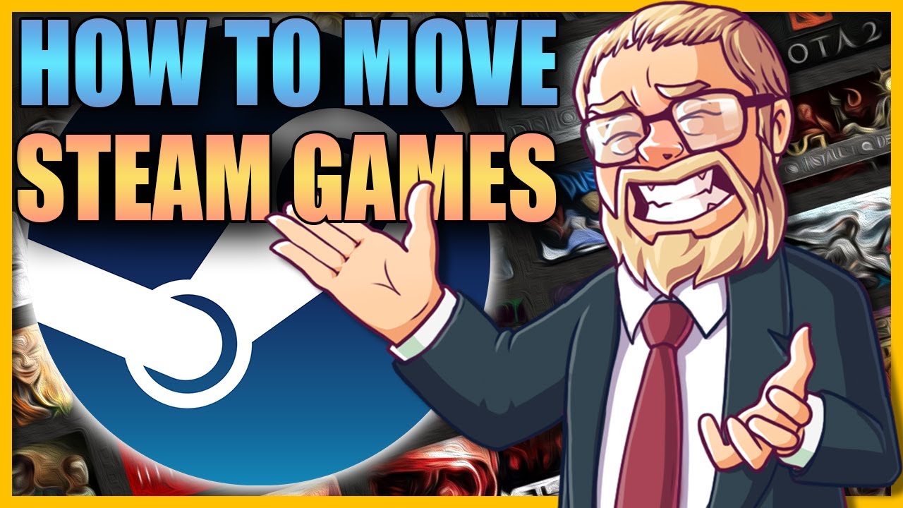 Как переместить игры и библиотеки Steam (2025)