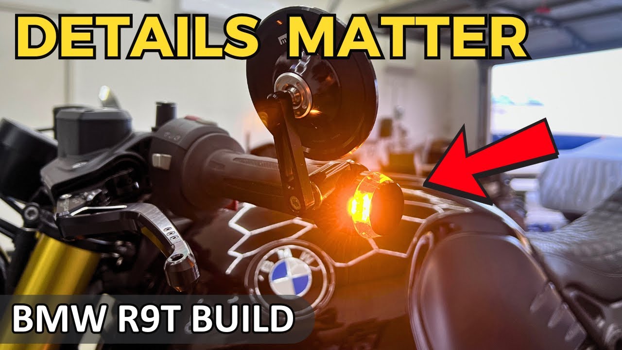 How To Install Bar End Indicators on BMW R NineT | BMW R9T Build Part 18 | BOND Garage