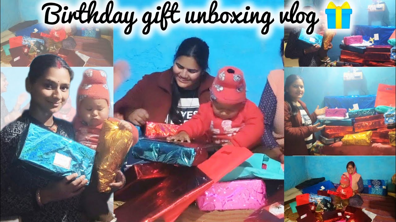 ध्रुवी birthday gift's🎁 अनबॉक्सिंग ब्लॉग☺️।।इतने प्यारे प्यारे गिफ्ट्स दिए सबने 🤗।।