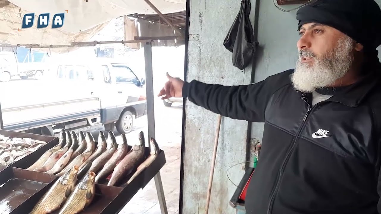 تعتبر الأسماك أحد أهم كنوز نهر الفرات.. كاميرا الفرات تصحبكم في جولة إلى مسمكة السلام بمدينة جرابلس