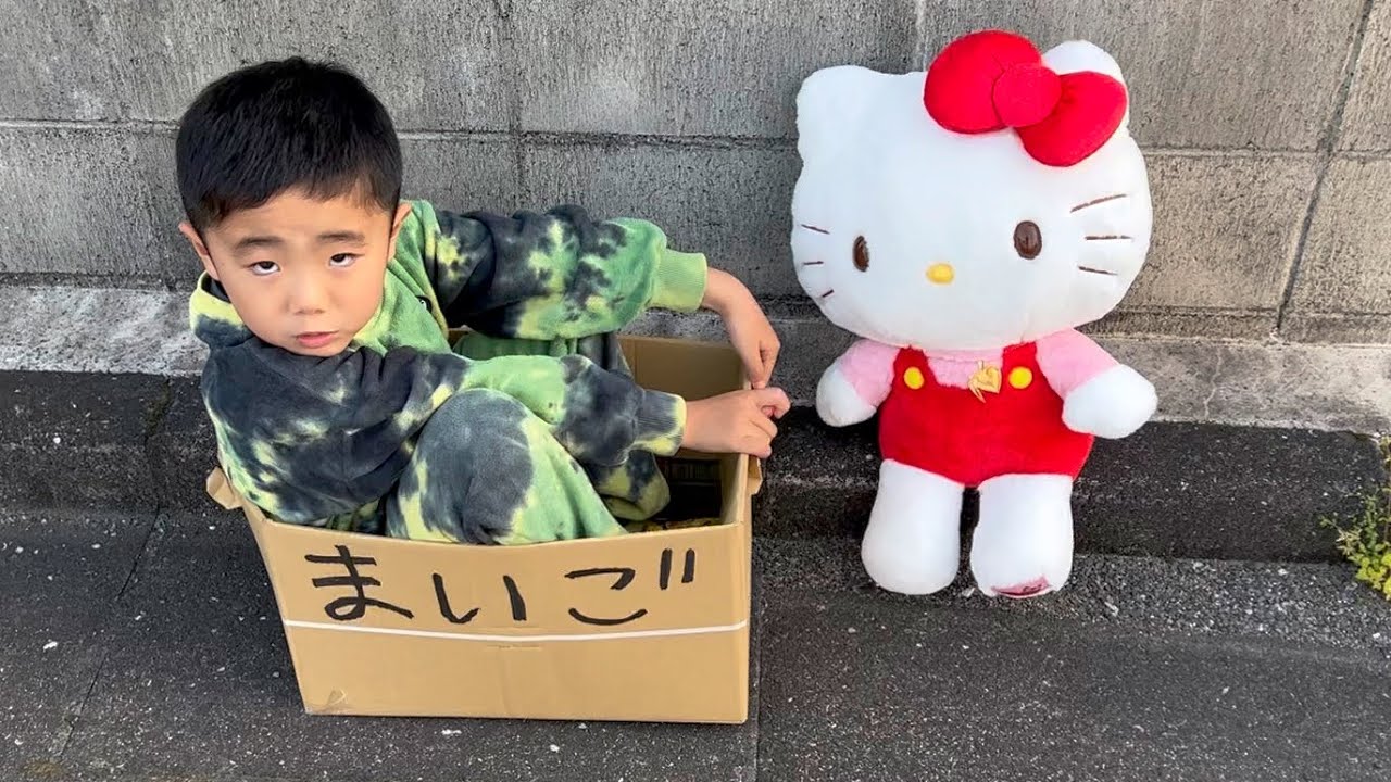 まいご　ハローキティとじゅたろうくん　まいごの子猫のおうちを探せ！