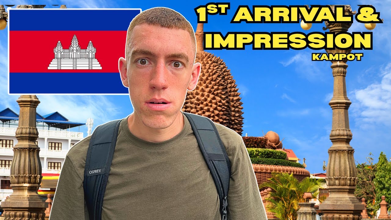 First Impressions Of Cambodia's Southern Town, Kampot🇰🇭