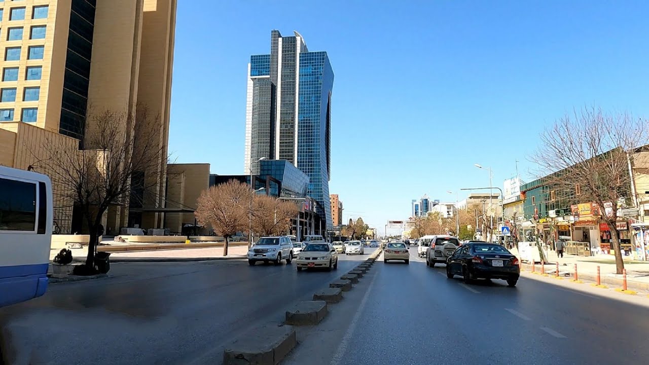 جوله في شارع سالم مدينة  السليمانية