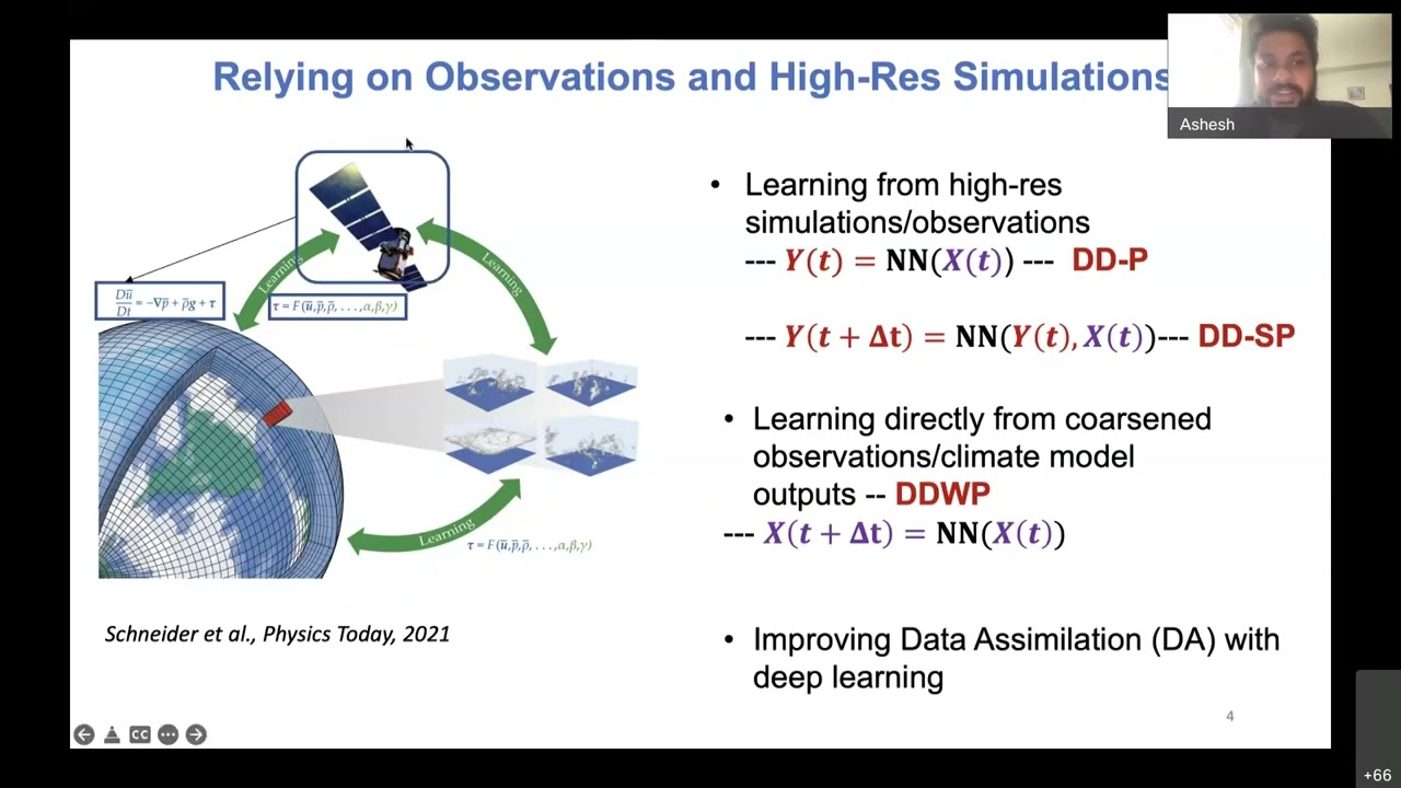 DDPS | Deep Learning Meets Data Assimilation by Ashesh Chattopadhyay (Rice University)