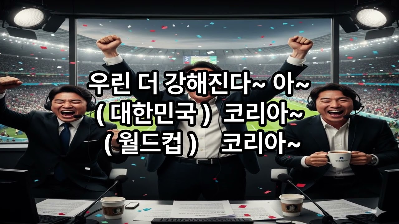 월드컵 코리아(응원가)#ai음원  #월드컵송 #kpop #한국축구 #music