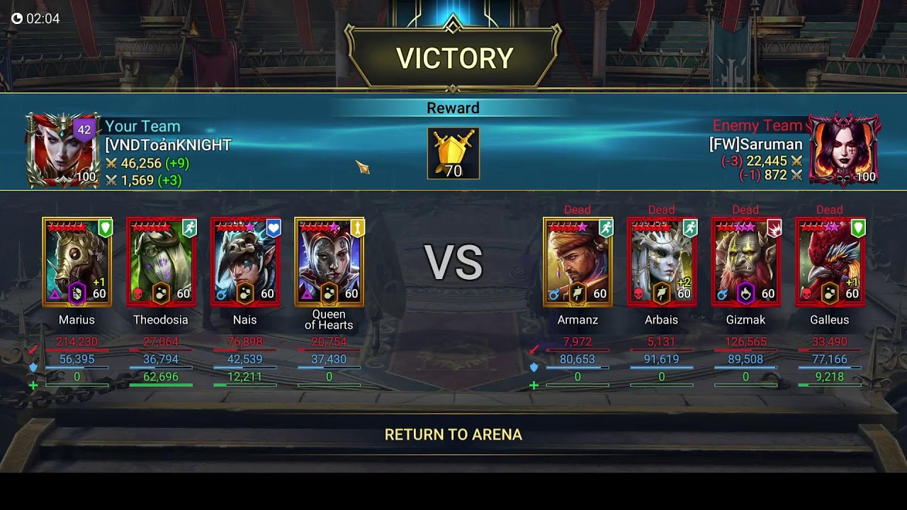 Live SS8  [VND] ToảnKNIGHT  #raidshadowlegends #livearenaraid