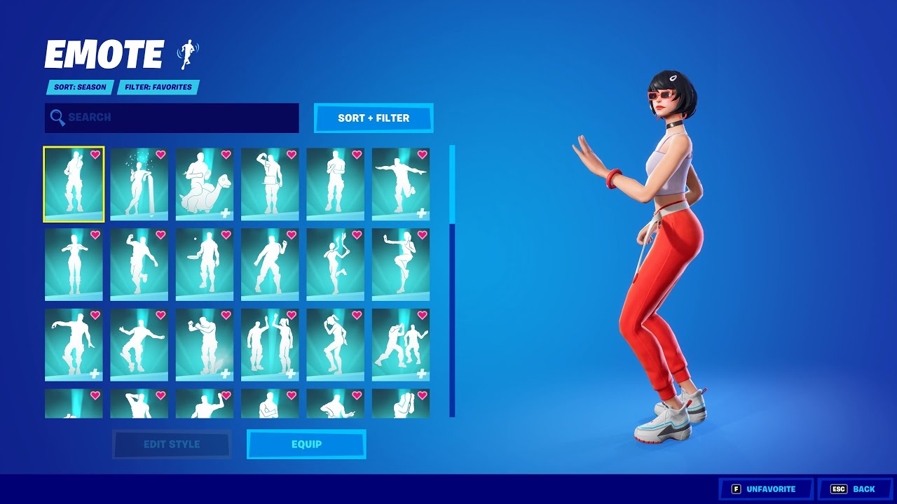 ALL FORTNITE ICON SERIES AND [NEW] TIKTOK EMOTES (evie, vibin)