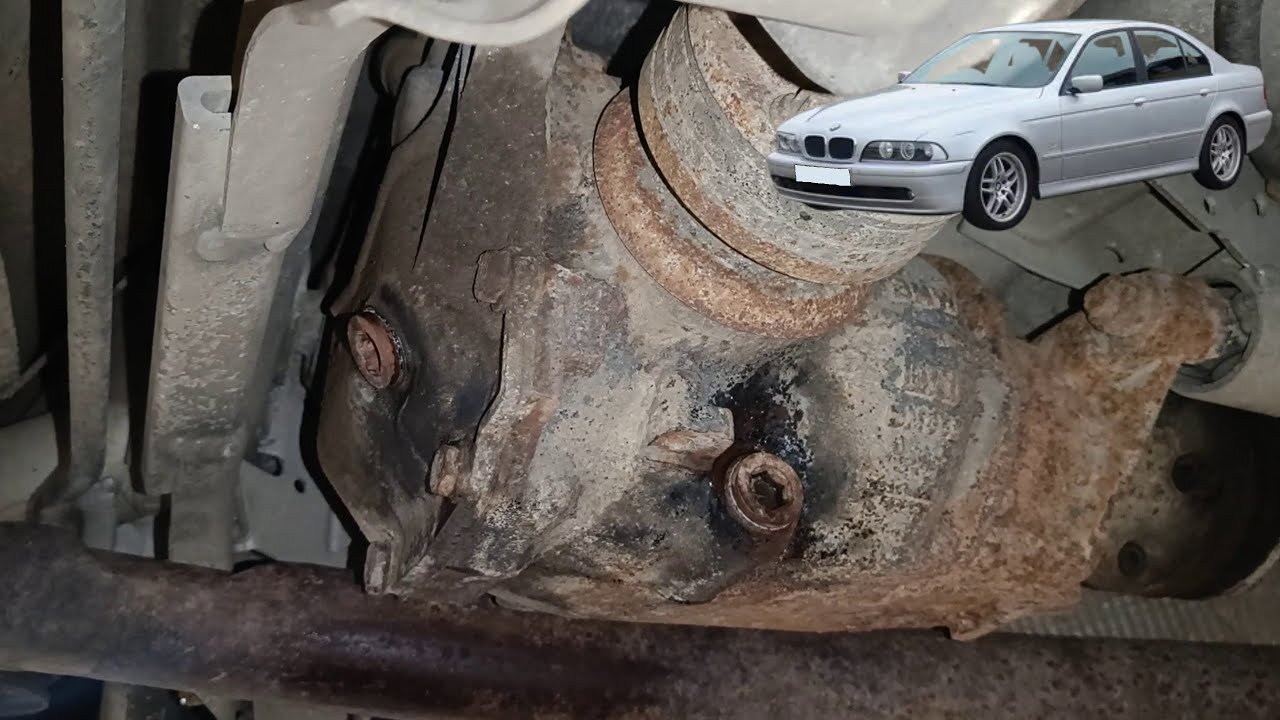 BMW 525d E39 Differential Fluid (Oil) Change Service