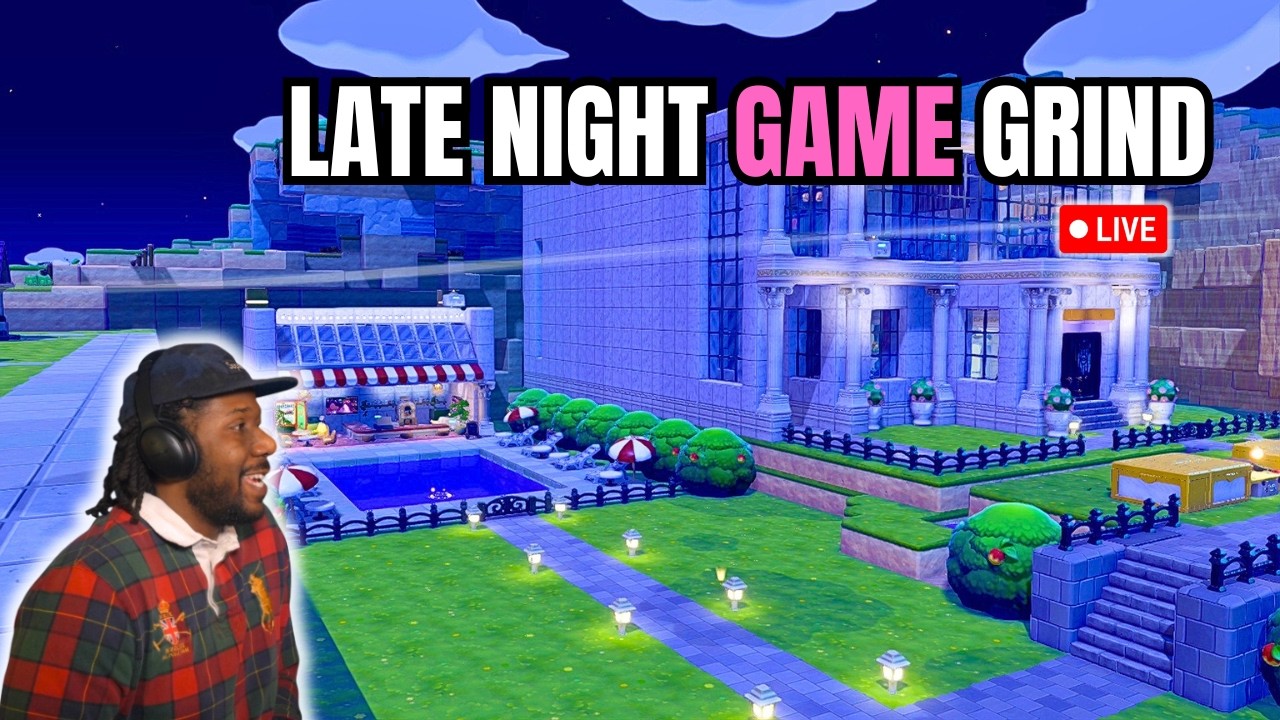 🔴 LATE NIGHT GAMING GRIND 🌙 Pokopia &rarr; Tomodachi Life &rarr; 007 First Light 😳