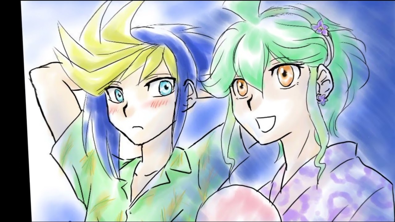 Yugioh arc v amv yugo and rin the synchro duo 💙💚