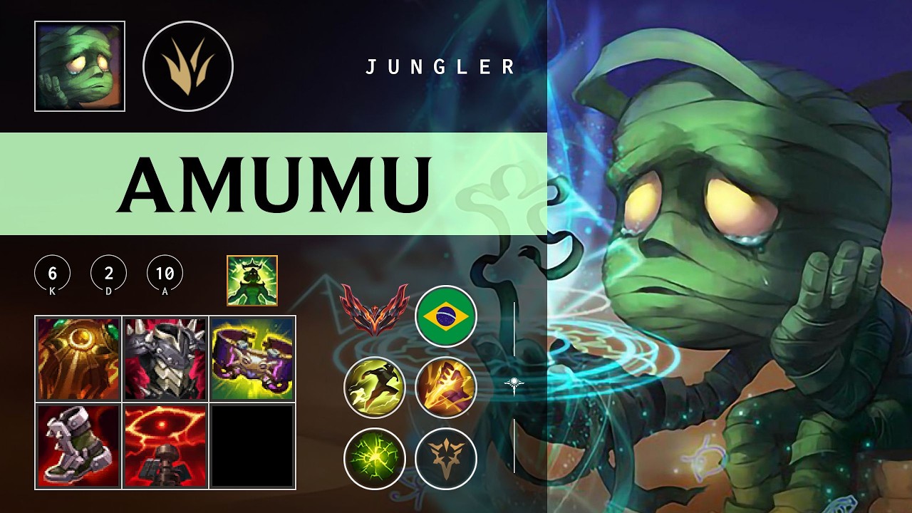 Amumu Jungle vs Zaahen - BR Grandmaster Patch 26.04