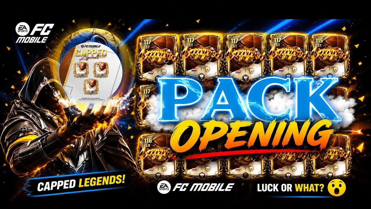 FC mobile pack opening CAPPED LEGENDS DRAFT.#fcmobileid #fifamobile 
