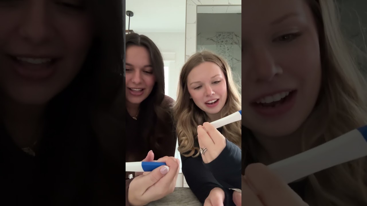 Taking a pregnancy test with my sister-in-law&hellip;🫢 #ytshorts #pregnancy #shorts #pregnant